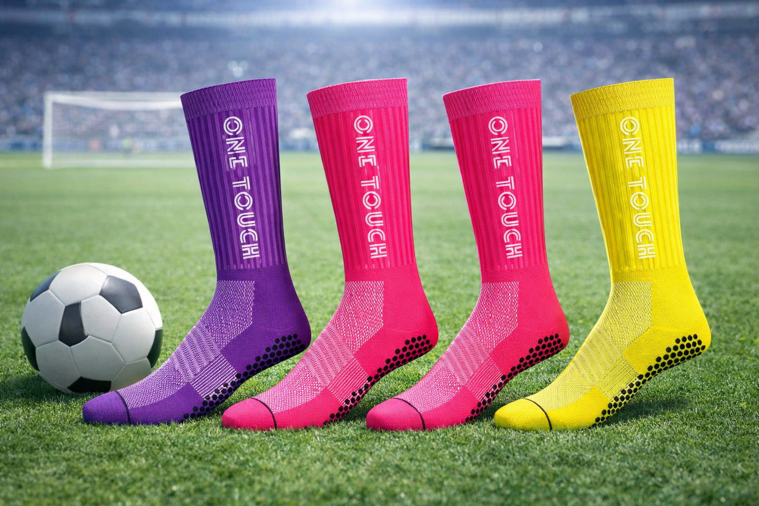 One Touch Grip Socks